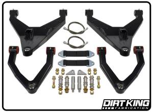 Dirt King Long Travel Kit with Bushing Upper Arms - DK-634908-B