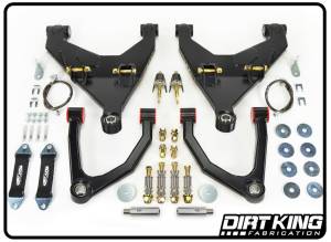 Dirt King Long Travel Kit with Bushing Upper Arms - DK-811908-B