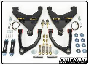 Dirt King Long Travel Kit with Bushing Upper Arms - DK-812908-B