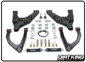 Dirt King - Dirt King Long Travel Kit with Bushing Upper Arms - DK-815908-B - Image 1