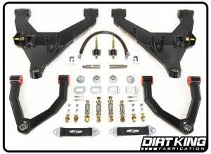 Dirt King - Dirt King Long Travel Kit with Bushing Upper Arms - DK-922908-B - Image 1